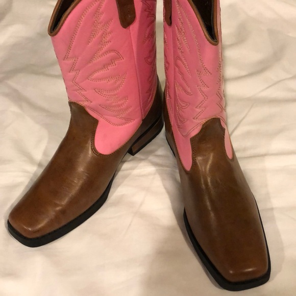 Boots Cowboy girls new sizes 2M, 4M or 6M man made Smartfit man made materials - Picture 7 of 10